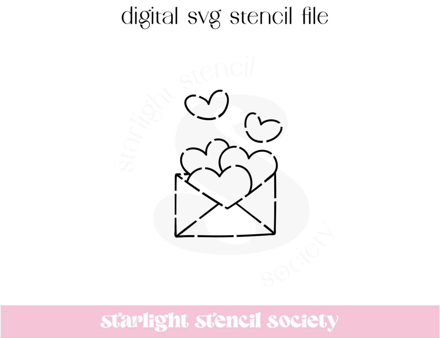 Love Letters PYO SVG File