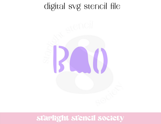 Boo Ghost SVG File