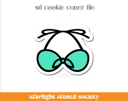 Bikini Top STL Cookie Cutter File