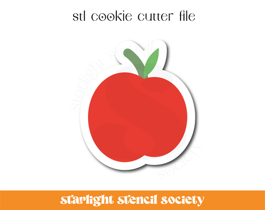 Apple STL Cookie Cutter File