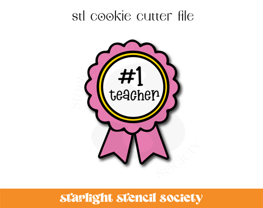 Award Ribbon STL Cookie Cutter File