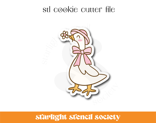 Baby Goose STL Cookie Cutter File