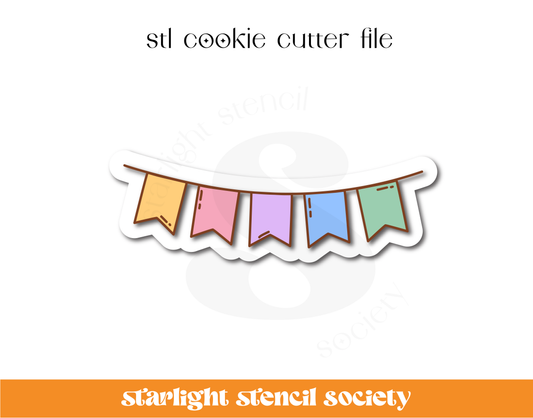 Banner 1 STL Cookie Cutter File