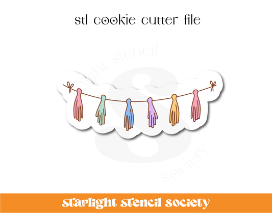 Banner 3 STL Cookie Cutter File