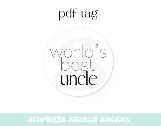 Worlds Best Uncle PDF Tag
