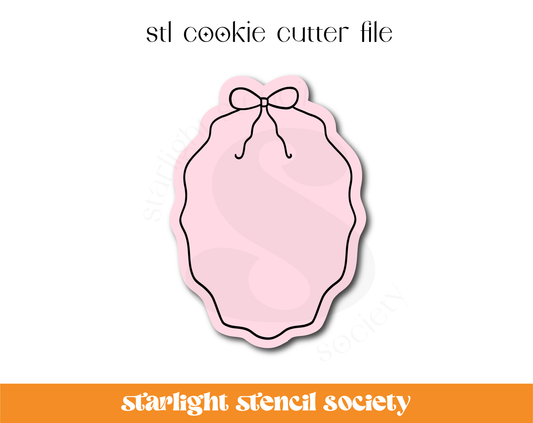 Bow Frame 1 STL Cookie Cutter File