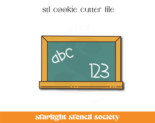 Chalkboard STL Cookie Cutter File