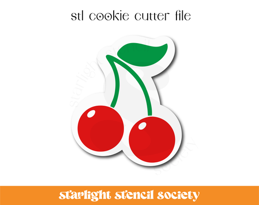 Cherries STL Cookie Cutter File