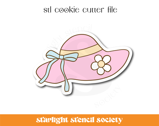 Garden Sunhat STL Cookie Cutter File