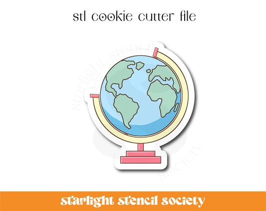 Globe STL Cookie Cutter File