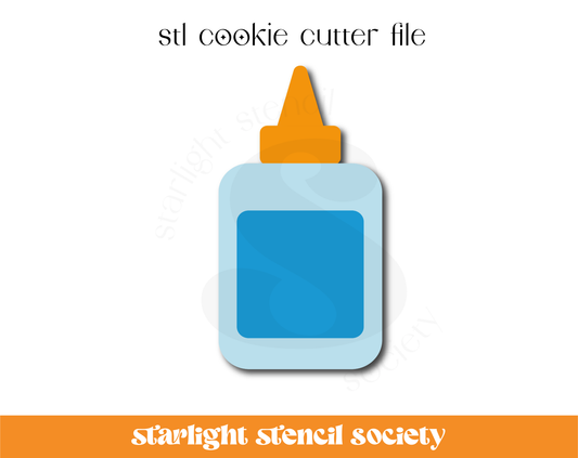 Glue STL Cookie Cutter File