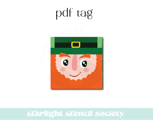 Leprechaun Square PDF Tag