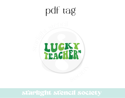 Lucky Teacher PDF Tag