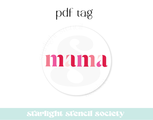 Mama Pink PDF Tag