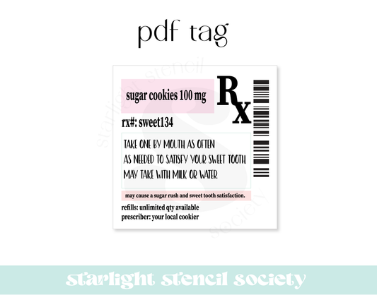 RX Tag Square PDF Tag