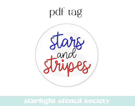 Stars and Stripes PDF Tag